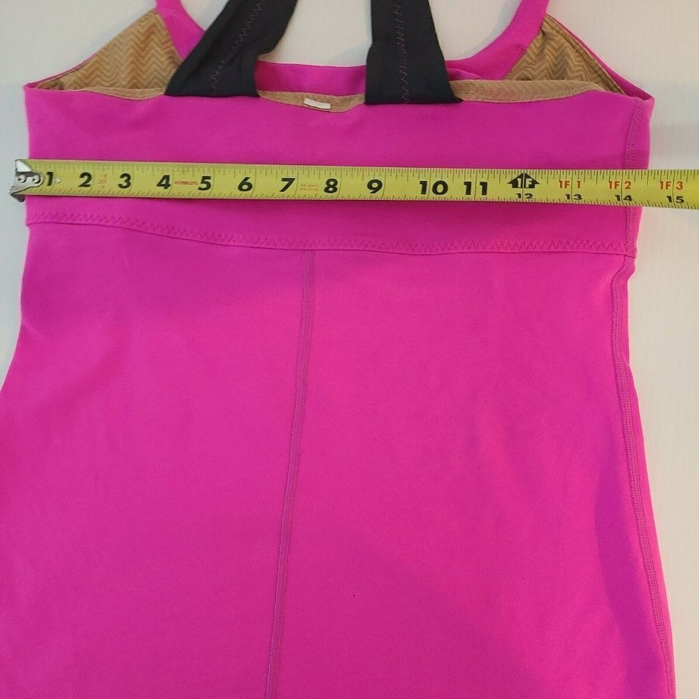 Women's Lululemon Pink Bra Tank Top T Shirt Sz ?? - Picture 3 of 7
